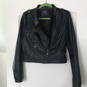 Faux Leather Jacket